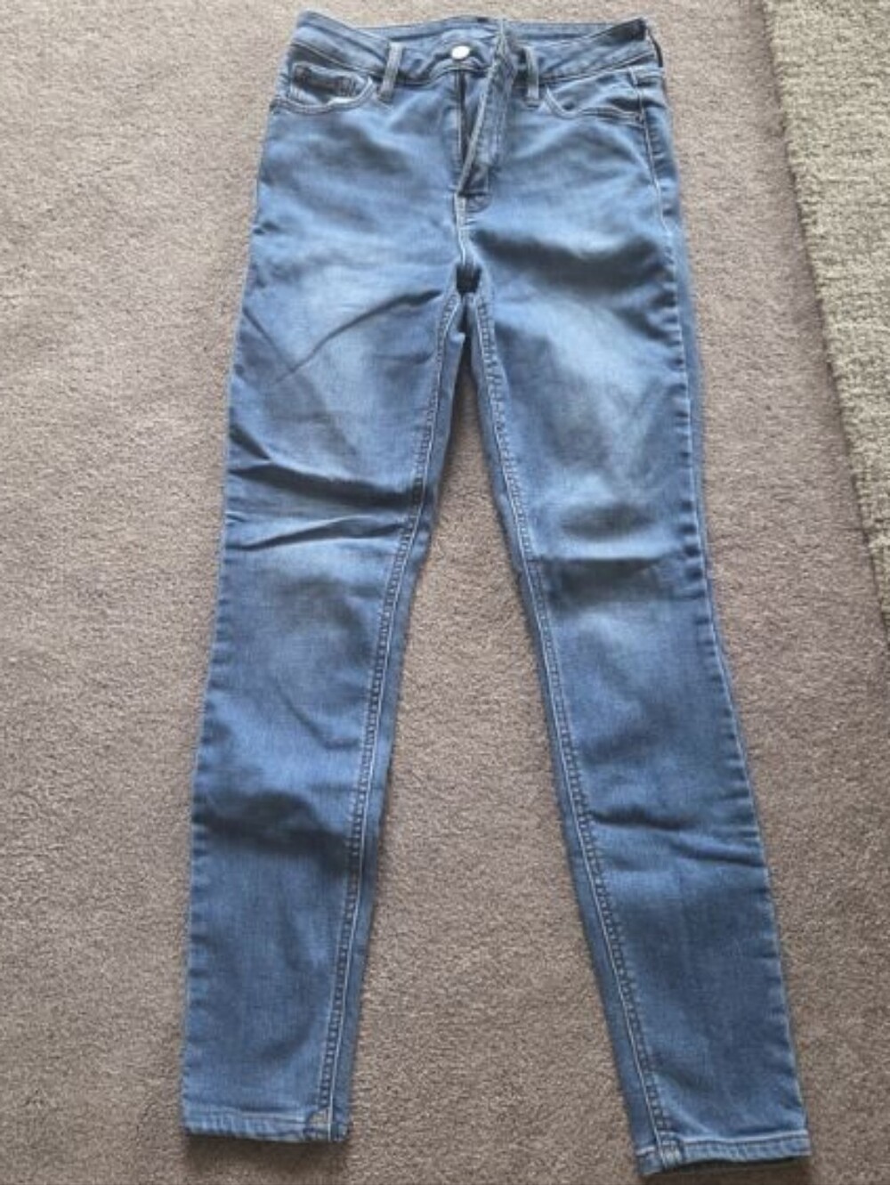 High-Rise Built-In Warm Rockstar Skinny Jeans